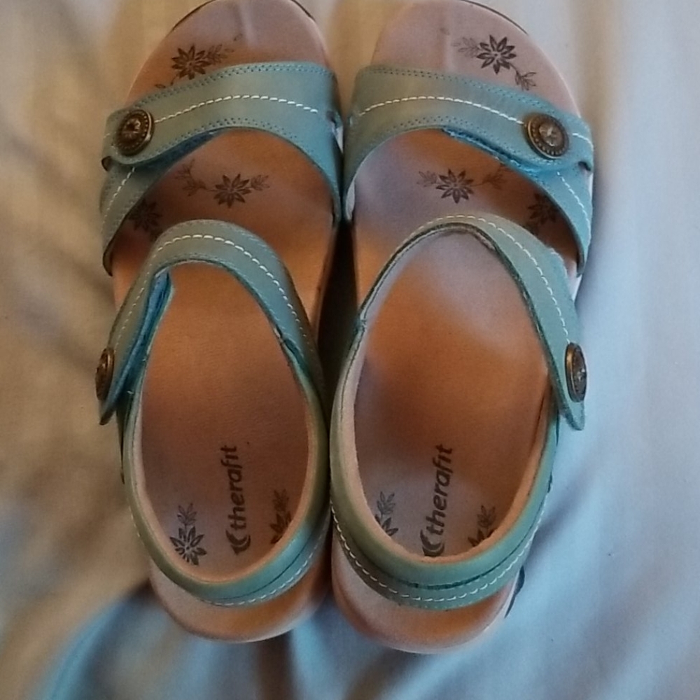 Therafit blue sandals
